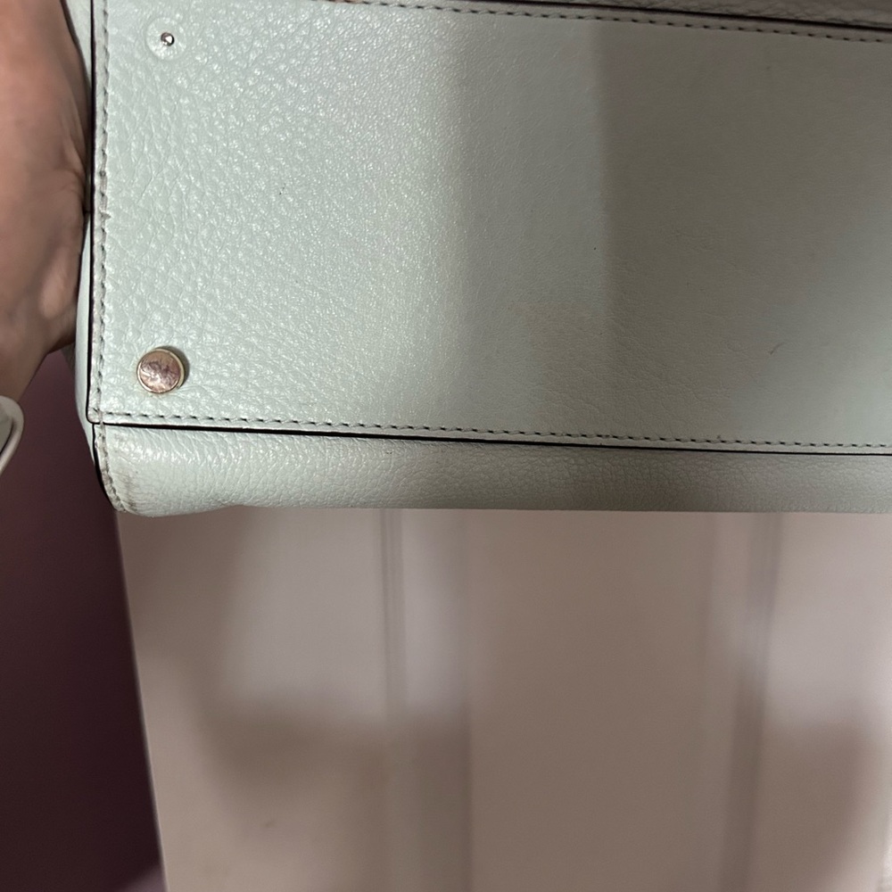 Kate Spade Light Green Satchel with Tassels - Picture 6 of 8